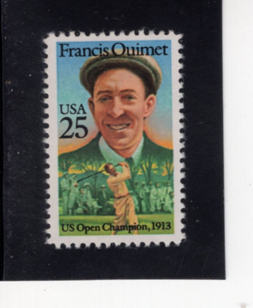 UNITED STATES(�̱�)-#2377-25c-FRANCIS OUIMET(�����ý� ���̸�)-1988.6.13��