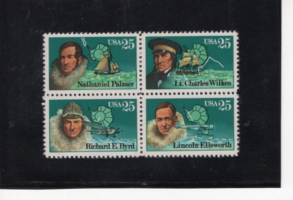 UNITED STATES(�̱�)-#2386~9(4��)-ANTARCTIC EXPLORERS(���� Ž�谡)-1988.9.14��
