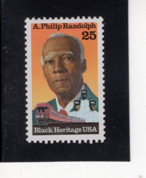 UNITED STATES(�̱�)-#2402-25c-ASA PHILIP RANDOLPH(�ƻ� �ʸ� ������)-1989.2.3��