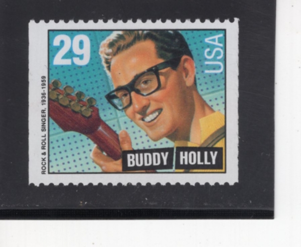 UNITED STATES(�̱�)-#2736-29c-BUDDY HOLLY(���� Ȧ��)-1993.6.16��