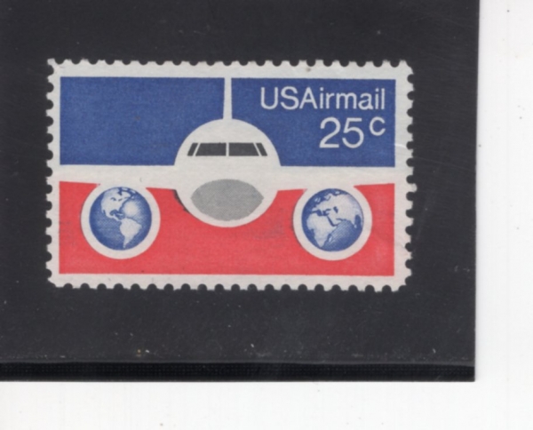 UNITED STATES(�̱�)-#C89-25c-PLANE & GLOBES(�����, ����)-1976.1.2��