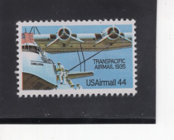UNITED STATES(�̱�)-#C115-44c-TRANSPACIFIC AIRMAIL(����� Ⱦ�� �װ����� ����)-1985.2.15��