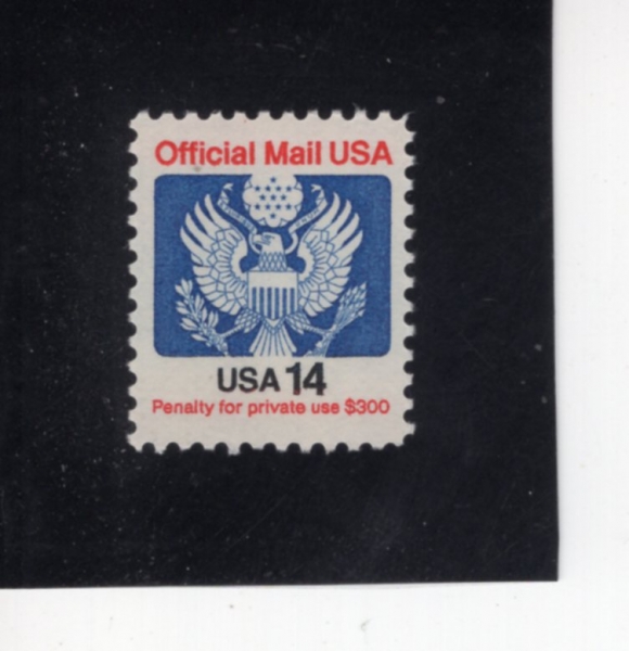 UNITED STATES(�̱�)-#O129A-16c-OFFICIAL MAIL AND EAGLE(���� �̸���, ������)-1983.1��