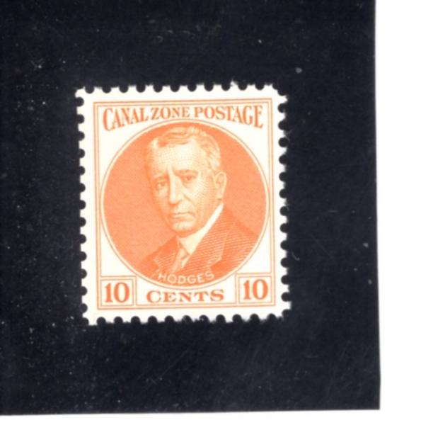 CANAL ZONE(�ĳ��� ���� ����)-#108-10c-MAJ. GEN. HARRY FOOTE HODGES(�ظ� ǪƮ ȣ����)-1928��