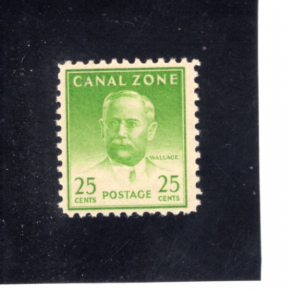 CANAL ZONE(�ĳ��� ���� ����)-#140-25c-JOHN F. WALLACE(�� �ɵ鸮 ������)-1946��