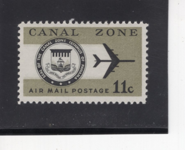 CANAL ZONE(�ĳ��� ���� ����)-#C49-11c-SEAL AND JET PLANE(����, ��Ʈ��)-1968��
