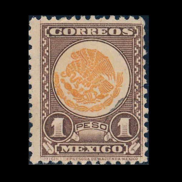 MEXICO(�߽���)-#719-1p-COAT OF ARMS, MEXICO(�߽��� ����)-1934��