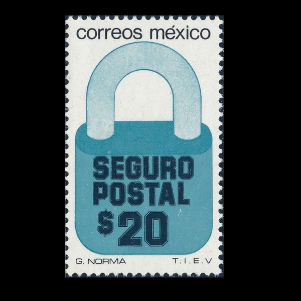 MEXICO(�߽���)-#G28A-20p-PADLOCK(�ڹ���)-1976��