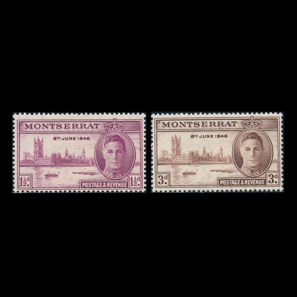 MONTSERRAT(�󼼶�Ʈ)-#104~5(2��)-RETURN TO PEACE AT END OF WORLD WAR II(��ȭ)-1946.11.1��