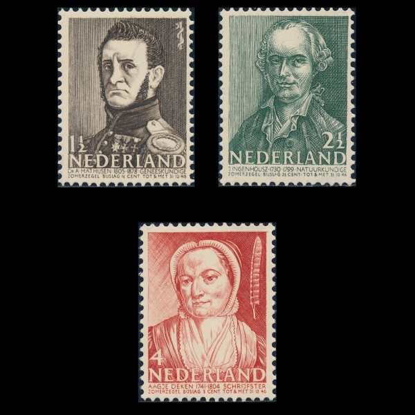 NETHERLANDS(�״�����)-#B134~6(3��)-DR. ANTONIUS MATHIJSON, DR. JAN INGENHOUSZ AND AAGIE DEKEN(����Ͽ콺 ��Ƽ��, �� �װ��Ͽ콺, �ư��� ����)-1941.5.29��
