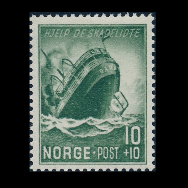 NORWAY(�븣����)-#B35-10+10o-THE BAROY SINKING(�ٷ� ����ġ)-1944.5.20��