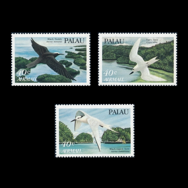 PALAU(�ȶ��)-#C2~4(3��)-WHITE-TAILED TROPICBIRD(�򲿸� �����)-1984.6.12��
