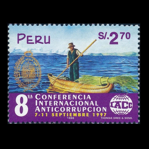 PERU(���)-#1155-2.70s-8TH INTL. CONFERENCE AGAINST CORRUPTION, LIMA(��8ȸ ���� �ݺ��� ȸ��)-1997.9.7��