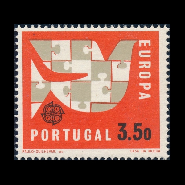 PORTUGAL(��������)-#918-3.50e-STYLIZED BIRD(��Ÿ��ȭ�� ��)-1963.9.16��