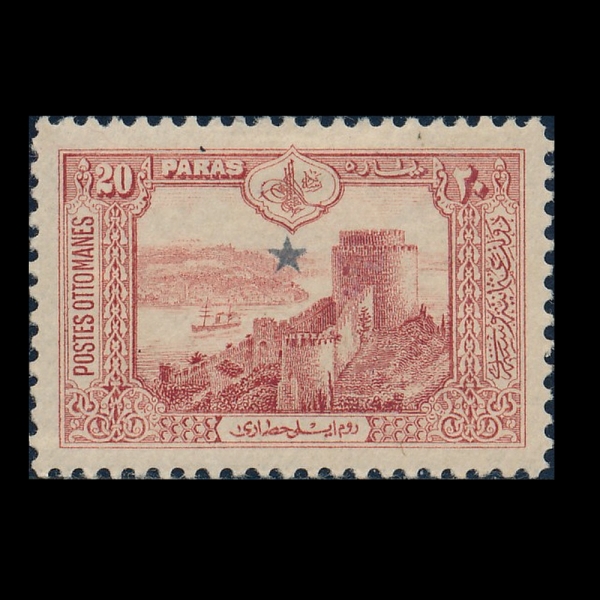 TURKEY(Ƣ��Ű��)-#272-20pa-THE CASTLE OF EUROPE ON THE BOSPORUS(��Ḯ���縣)-1914��