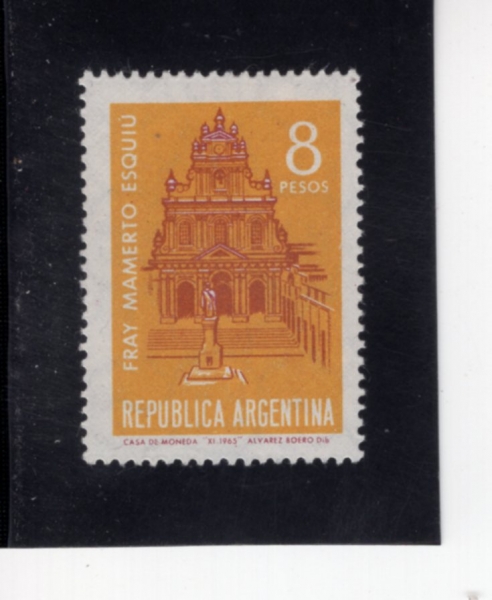 ARGENTINA(�Ƹ���Ƽ��)-#787-8p-CHURCH OF ST. FRANCIS, CATAMARCA(īŸ����ī �� ����ġ���� ��ȸ)-1965.12.8��