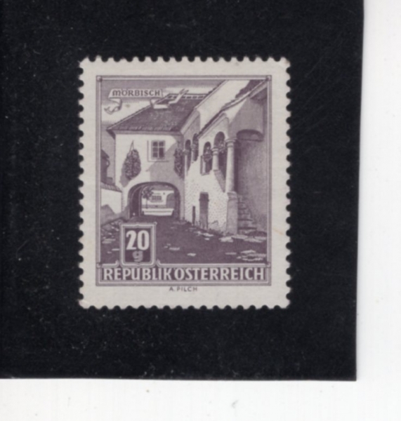 AUSTRIA(����Ʈ����)-#618A-20g-FARMHOUSE AT MORBISCH(�𸣺� ��)-1961��