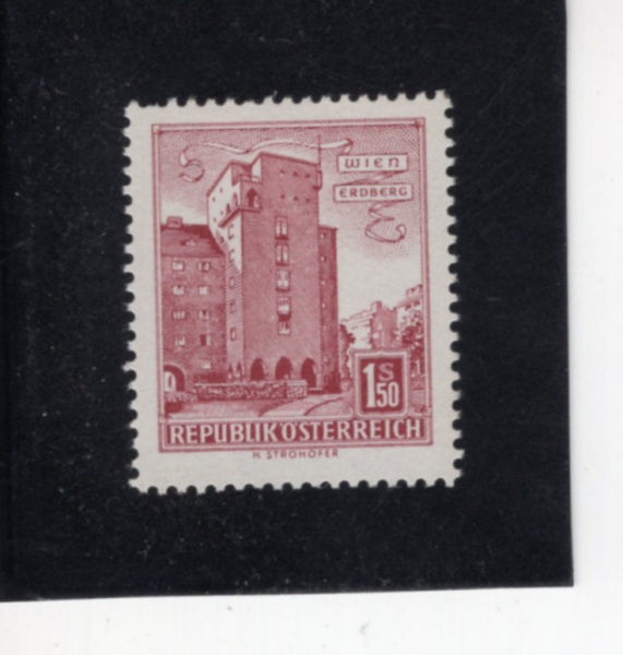 AUSTRIA(����Ʈ����)-#623-1.50s-RABENHOF BUILDING, ERDBERG, VIENNA(�񿣳� ����Ʈ����ũ�� ��ȣ�� ����)-1958��