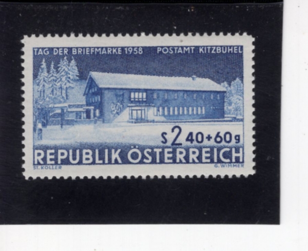 AUSTRIA(����Ʈ����)-#B300-2.40s+60g-POST OFFICE, KITZBUHEL(Ű������ ��ü��)-1957.11.30��
