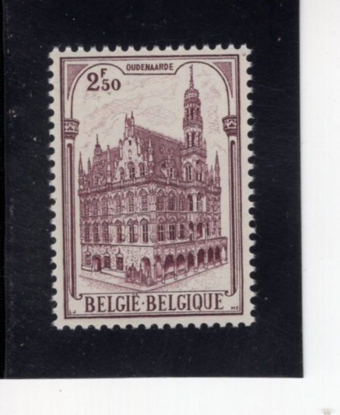 BELGIUM(���⿡)-#533-2.50fr-CITY HALL, AUDENARDE(���������� ��û)-1959.8.17��