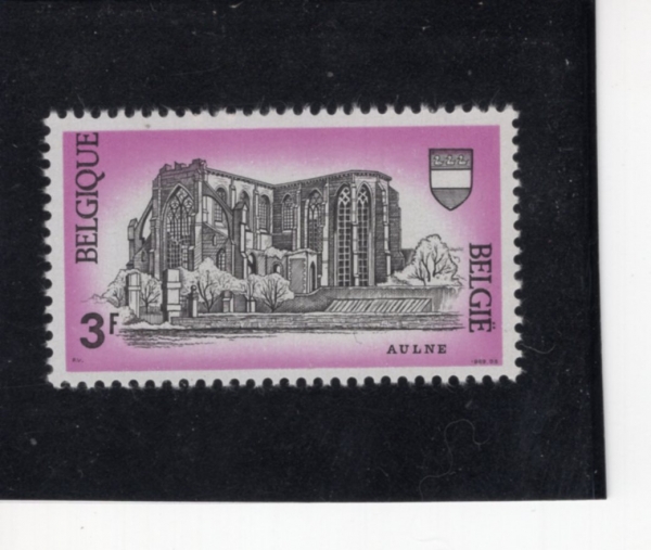 BELGIUM(���⿡)-#714-3fr-RUINS OF AULNE ABBEY, GOZEE(�ø� �������� ����)-1969.2.15��