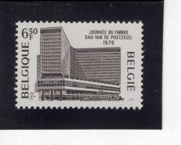 BELGIUM(���⿡)-#945-6.50fr-GENERAL POST OFFICE, BRUSSELS(��� ��ü��)-1976.4.24��