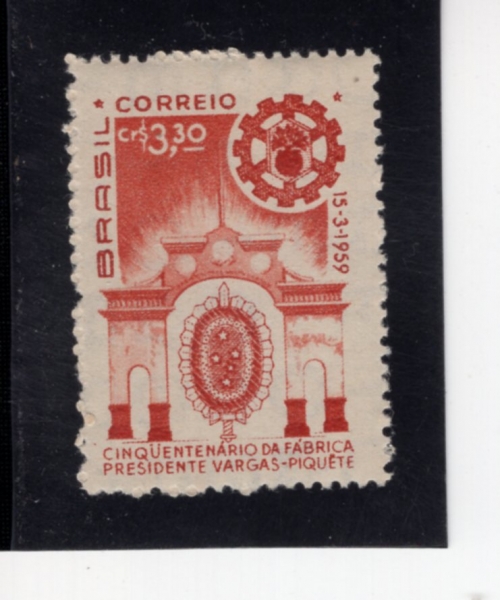 BRAZIL(�����)-#900-3.30cr-FACTORY ENTRANCE AND ORDER OF SOUTHERN CROSS(���� �Ա�, ������ ����)-1959.11.19��