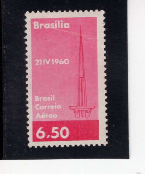 BRAZIL(�����)-#C97-6.50cr-TOWER AT BRASILIA(��������� TV Ÿ��)-1960.4.21��