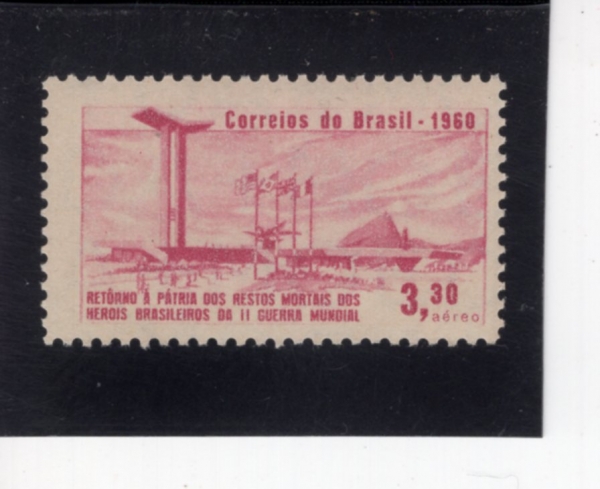 BRAZIL(�����)-#C104-3.30cr-WAR MEMORIAL SUGARLOAT MOUNTAIN AND ALLIED FLAGS(����� �������� ����ƾ �������, ���ձ� ���)-1960.12.22��