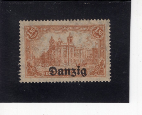 DANZIG(��ġ��)-#10-1.50m-GENERAL POST OFFICE IN BERLIN(�������� ��ü��)-1920.7.20��