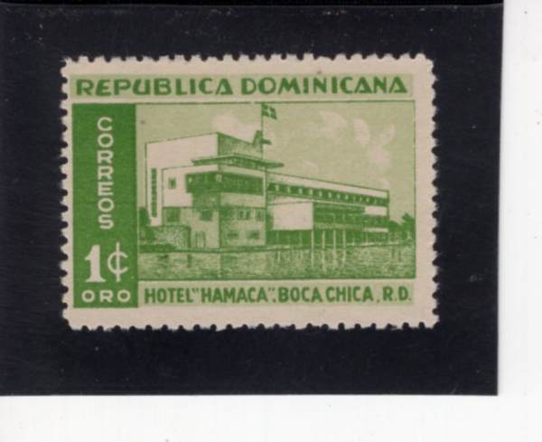 DOMINICA REPUBLIC(���̴�ī ��ȭ��)-#438-1c-HAMACA HOTEL(�ϸ�ī ȣ��)-1950.12.1��