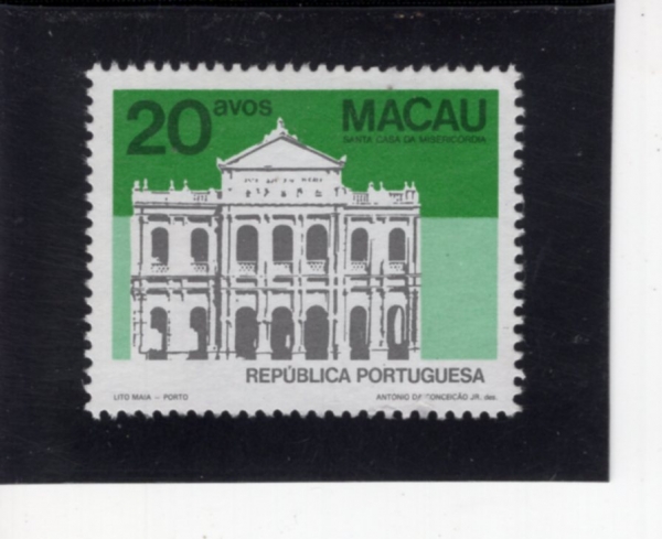 MACAO(��ī��)-#489-20a-HOLY HOUSE OF MERCY(��ī�� �ں��� �������� ��)-1984.5.18��