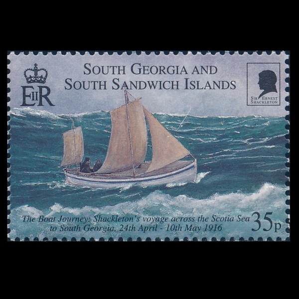 SOUTH GEORGIA(��콺 ������)-#254-35p-SIR ERNEST SHACKLETON, POLAR EXPLORER(��Ͻ�Ʈ ��Ŭ��)-2000.2.20��
