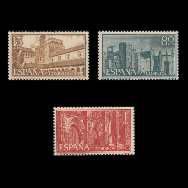 SPAIN(������)-#905~7(3��)-ENTRANCE OF THE FRANCISCAN BROTHERS INTO GUADALUPE MONASTERY, 50TH ANNIV.(���޷����� �� ������ �ո� ������)-1959.11.16��