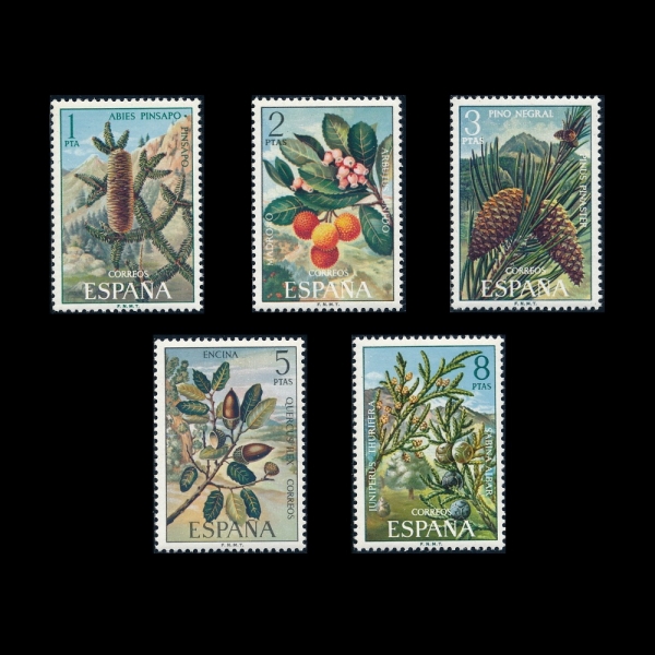 SPAIN(������)-#1712~6(5��)-FLORA(�Ĺ�)-1972.4.21��