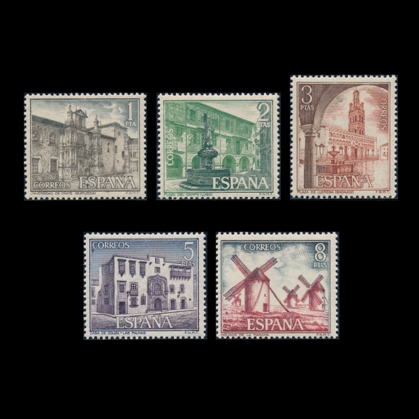 SPAIN(������)-#1756~60(5��)-ARCHITECTURES(����)-1973.6.11��