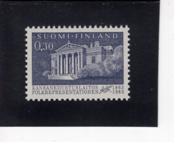 FINLAND(�ɶ���)-#420-30p-ASSEMBLY BUILDING, HELSINKI(���Ű�� ��ȸ �ǹ�)-1963.9.18��