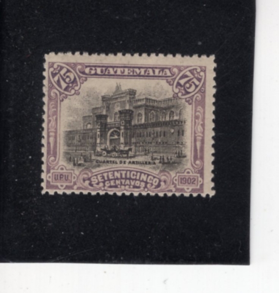 GUATEMALA(���׸���)-#119-20c-ARTILLERY BARRACKS(����ġ �ո� ���� ����)-1902��