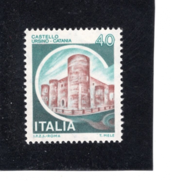 ITALIA(��Ż����)-#1411-40 I-URSINO, CATANIA(ī���ڷ� �츣�ó�)-1980.9.22��