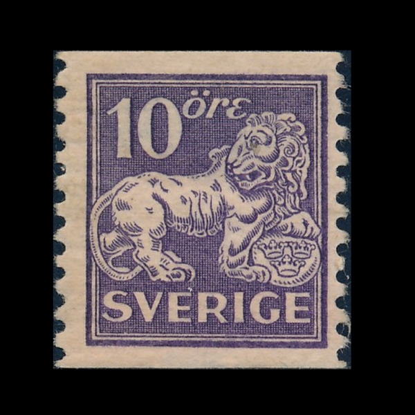 SWEDEN(������)-#119-10o-HERALDIC LION SUPPORTING ARMS OF SWEDEN(������ ����, ����)-1925��