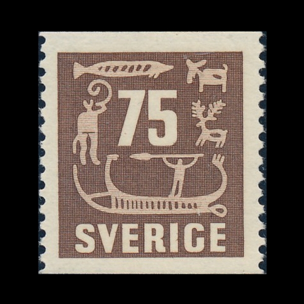 SWEDEN(������)-#471-75o-ROCK CARVINGS(Ÿ���� �ϰ�ȭ)-1954.11.8��