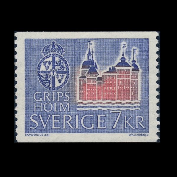 SWEDEN(������)-#722-7k-GRIPSHOLM CASTLE(�׸���Ȧ�� ��)-1967.4.11��