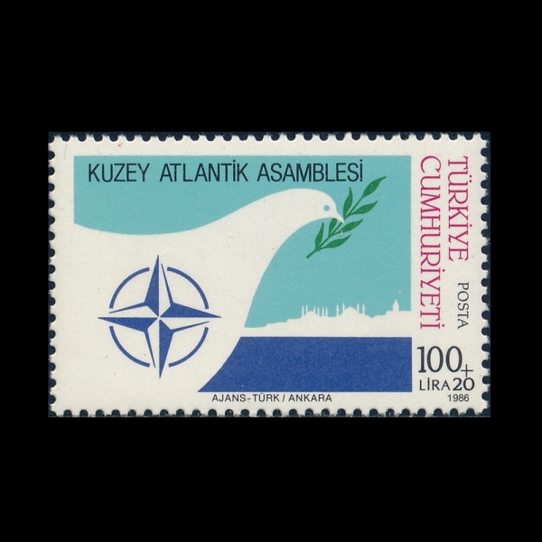 TURKEY(Ƣ��Ű��)-#B217--100+20 I-GENERAL ASSEMBLY OF NATO(�ɶ��� ���� ������ ��ȸ)-1986.11.13��