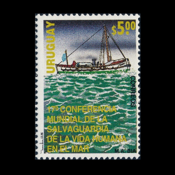 URUGUAY(������)-#1572-5p-17TH WORLD CONFERENCE OF LIFEGUARD SERVICES(��17ȸ ���� ���������� ���� ���� ����)-1995.2.15��