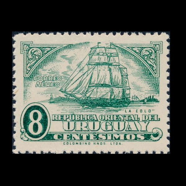 URUGUAY(������)-#C115-8c-\"LA EOLO\"(���� \"�� ���÷�\")-1945.10.31��