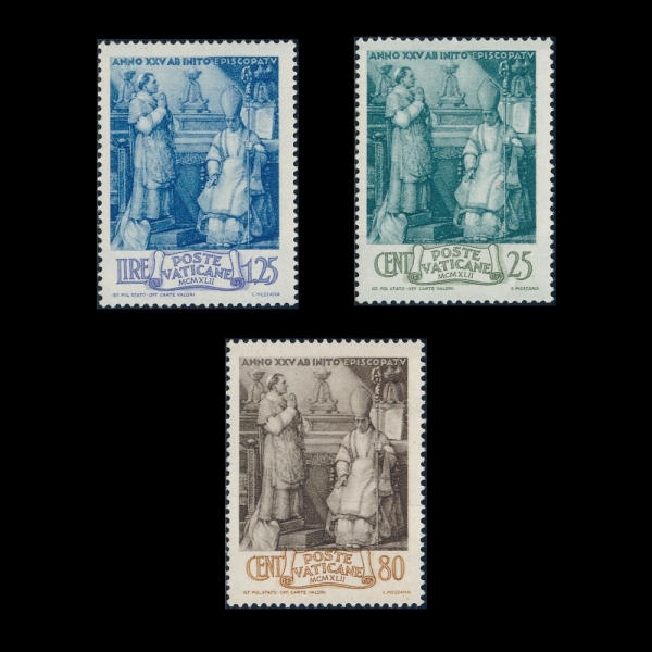 VATICAN CITY(��Ƽĭ �ñ�)-#81~3(3��)-CONSECRATION OF ARCHBISHOP PACELLI BY POPE BENEDICT XV(�����Ͽ� ��ÿ��)-1942.1.16��