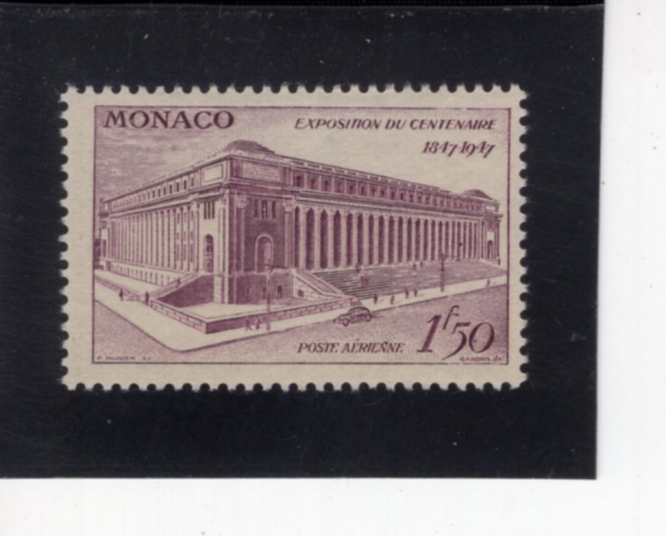 MONACO(����)-#C17-1.50fr-MAIN POST OFFICE, NEW YORK CITY(���� ��ü��)-1947.5.15��