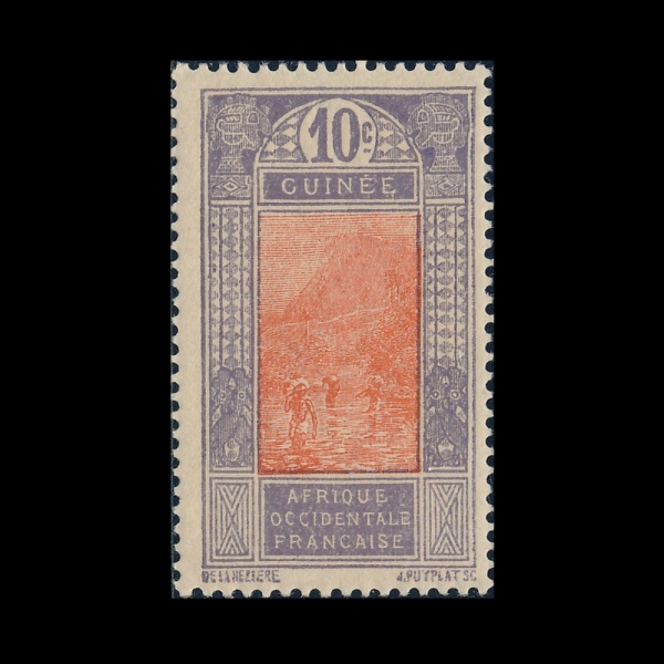 FRENCH GUIINEA(�������� ���)-#70-10c-FORD AT KITIM(Ű���� ����)-1925��