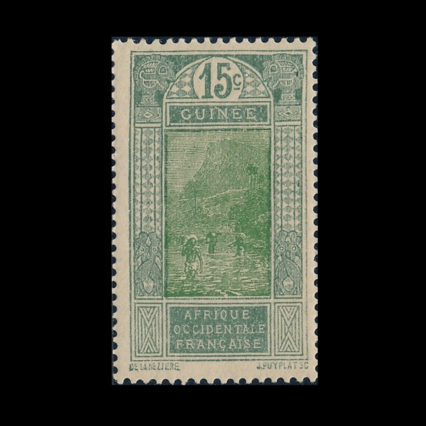 FRENCH GUIINEA(�������� ���)-#71-15c-FORD AT KITIM(Ű���� ����)-1916��