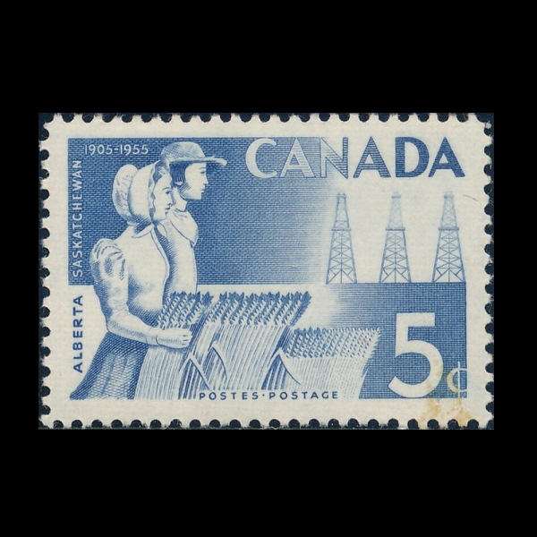 CANADA(ĳ����)-#355-5c-PIONEER SETTLERS(��ô ������)-1955.6.30��